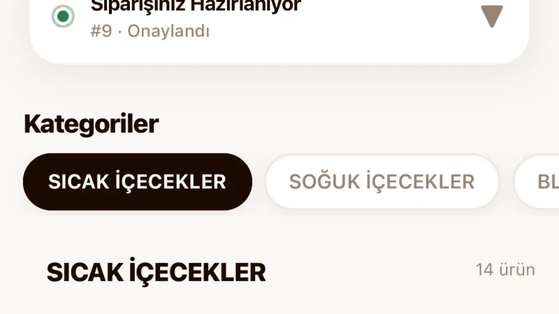 Nowl Kafe Mobil Uygulaması