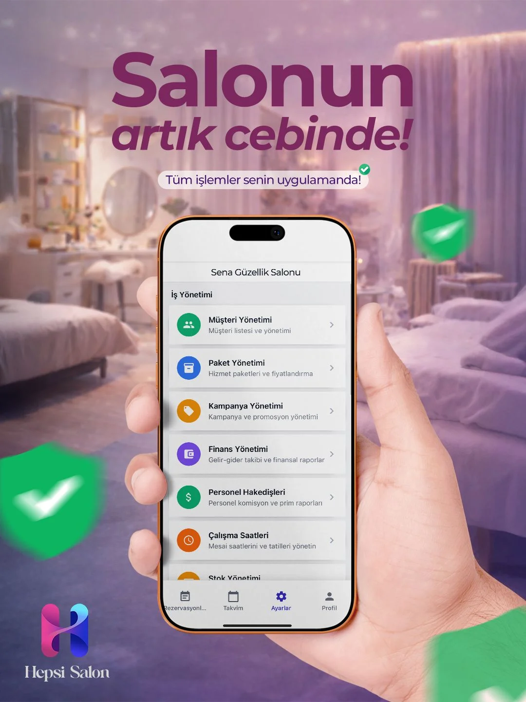 برنامج صالون التجميل (HepsiSalon)